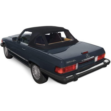 Cabrio-weiches Top für Mercedes R107 1973-1989 (schwarz)